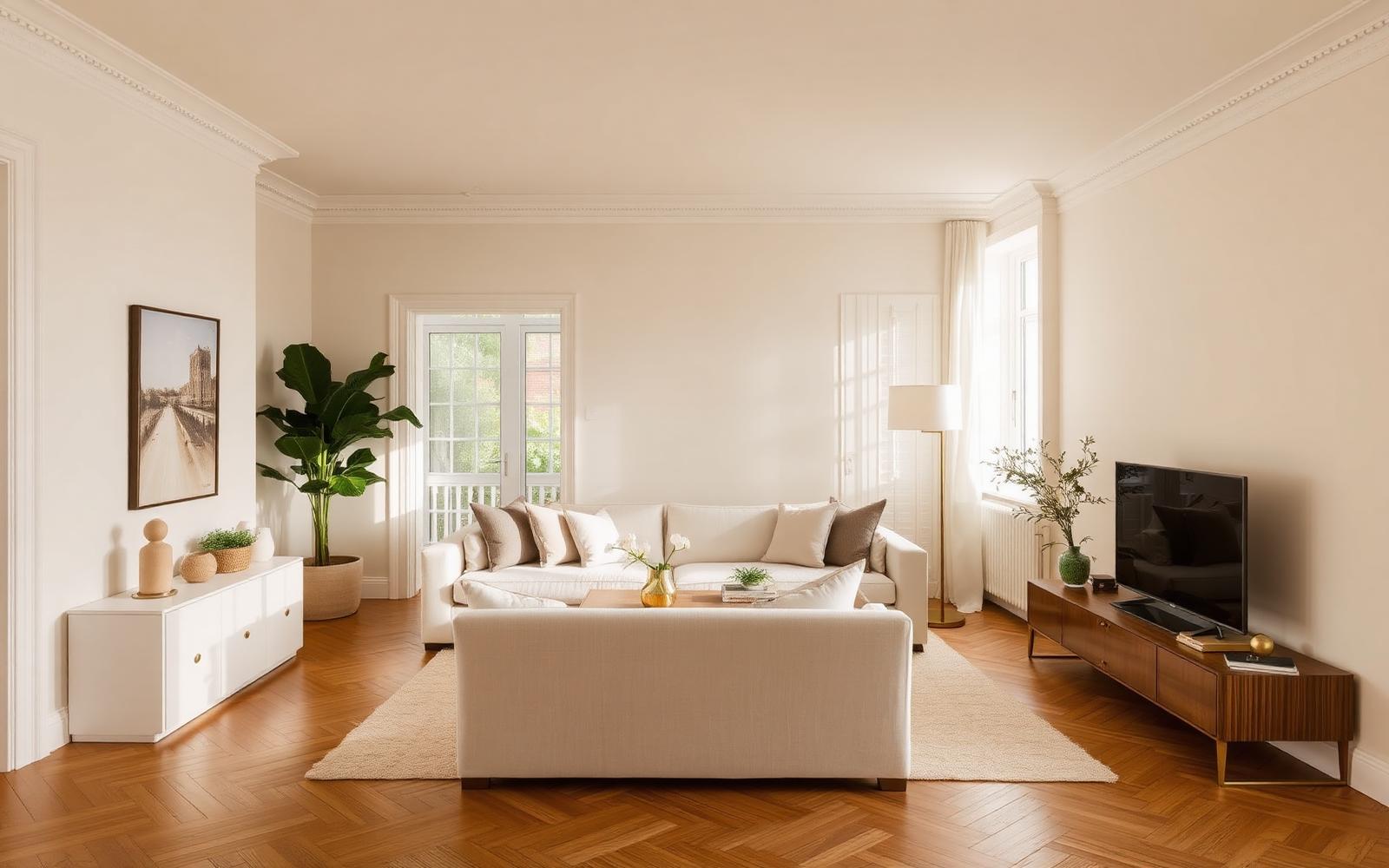 Living room after transformation by HOUSE & CO